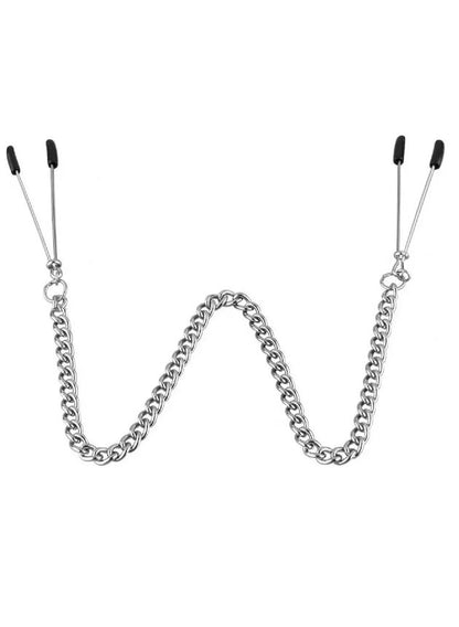 Obei Seduce Me Adjustable Nipple Clamps With Chain (black-n-1)