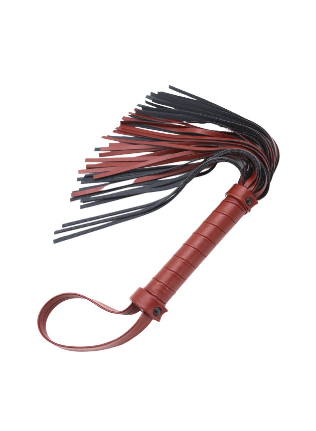 Obei The Troublemaker Leather Flogger (black-n-1)