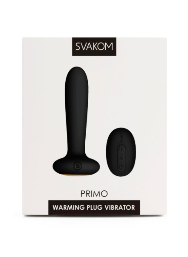 Svakom Primo Warming Butt Plug (black-n-4)