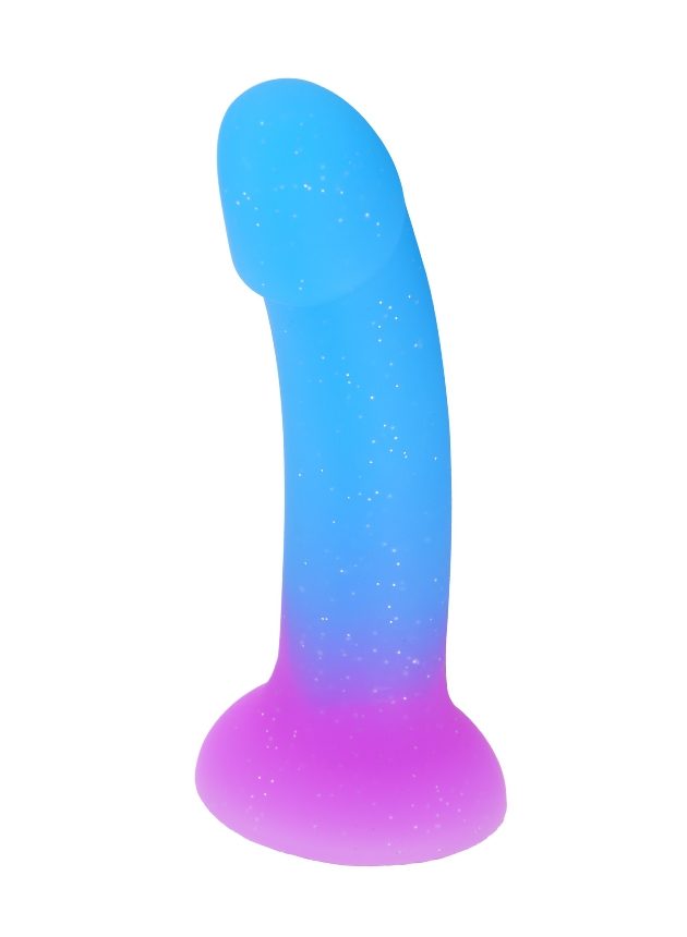 Dilly Hue Gradient Bendable Dildo Blue 19 Cm (blue-19 cm-4)