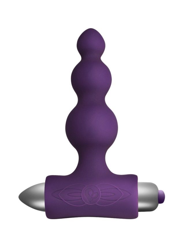 Rocks Off Petite Sensations Bubbles Purple 7 Speed Butt Plug (purple-n-1)