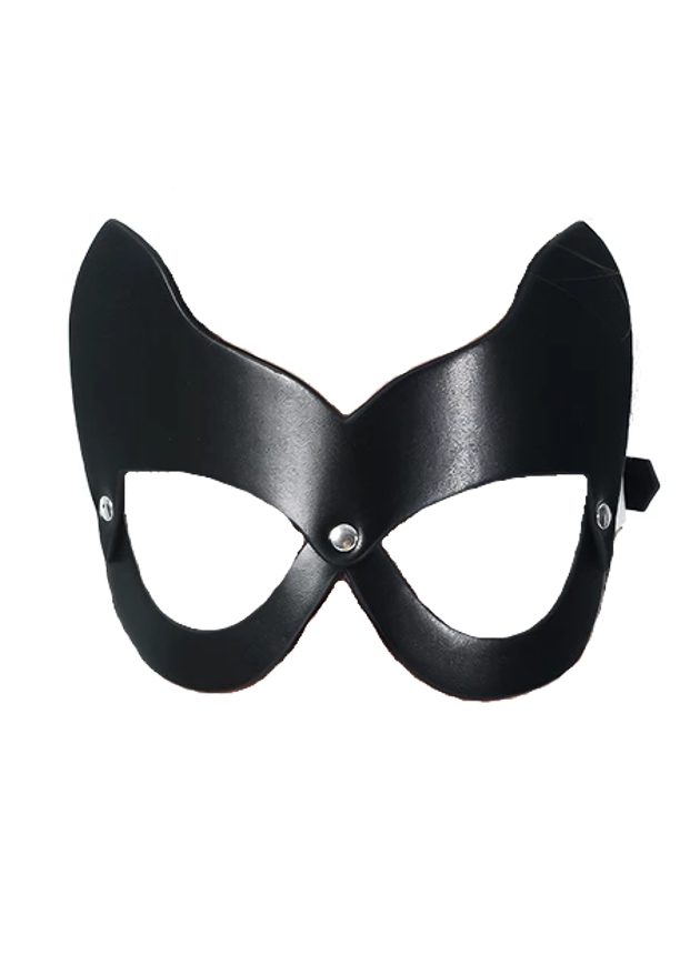 Obei Tempter Leather Mask (black-n-1)