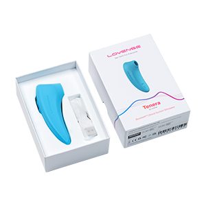 Lovense Tenera App Controlled Clitoral Stimulator (blue-n-4)