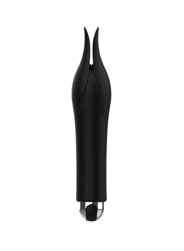 Basiks Teasing Rechargeable 10 Speed Bullet Vibrator (black-n-1)