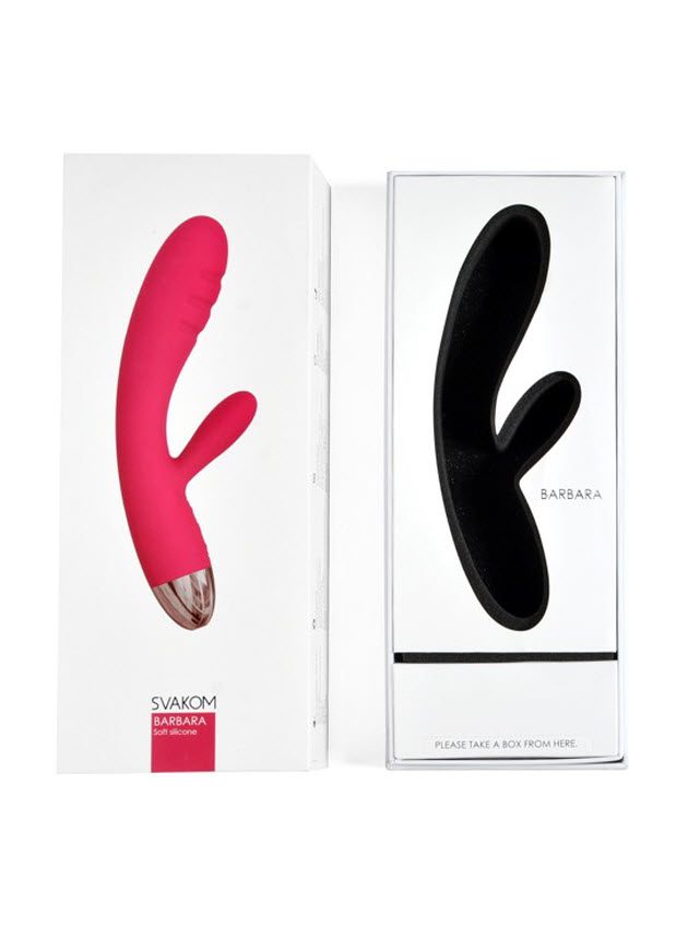 Svakom Barbara Ultra Soft Pale Pink Rabbit Vibrator (pink-n-6)