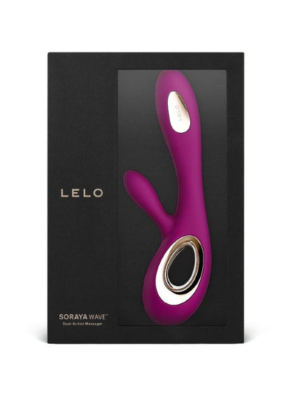 Lelo Soraya Wave Deep Rose G Spot And Clitoral Rabbit Vibrator (deep rose-n-3)