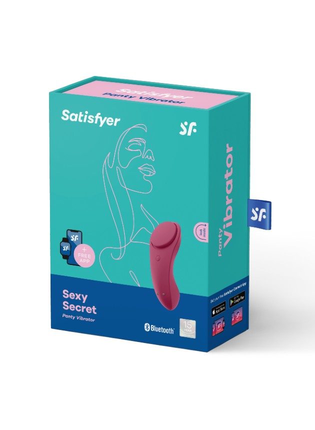 Satisfyer Sexy Secret App Controlled Panty Vibrator (red-n-6)