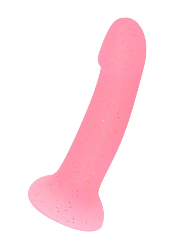 Dilly Hue Sparkling Bendable Dildo Pink 19 Cm (pink-19 cm-2)