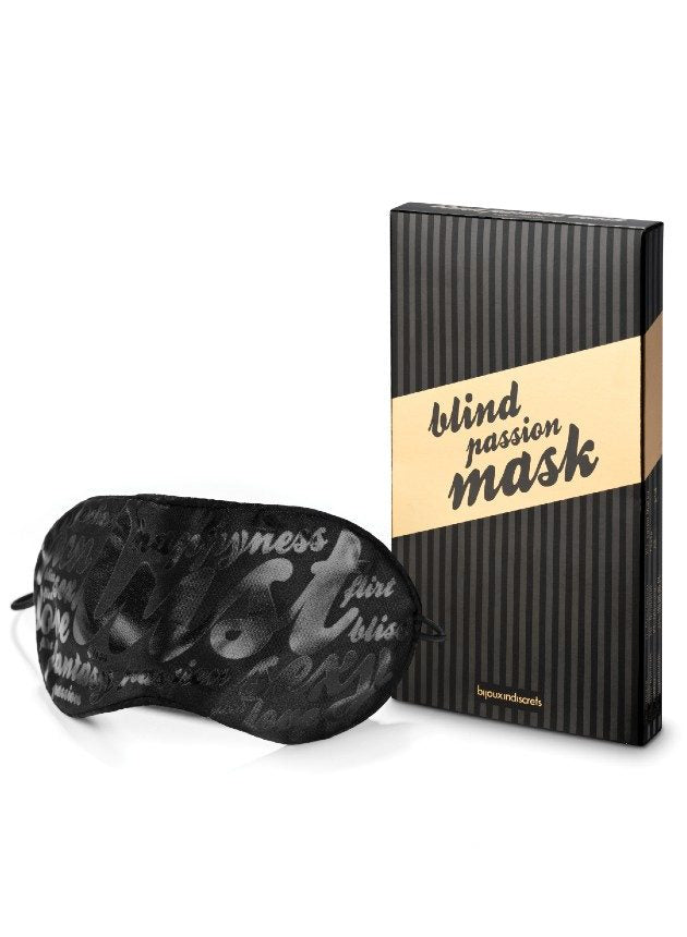 Bijoux Indiscrets Blind Passion Mask Black (black-n-1)