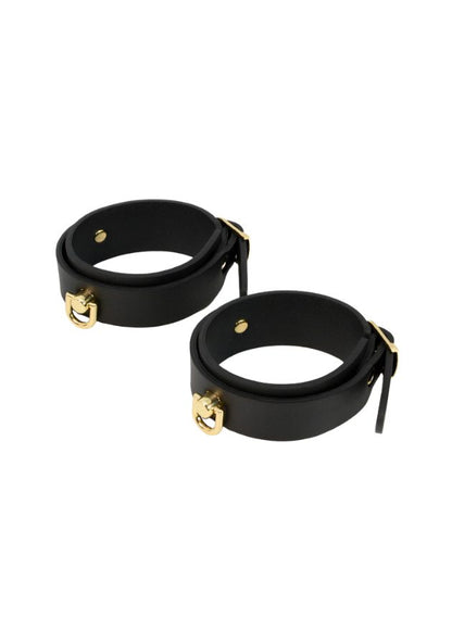 Obei Bound To Please Leather Bondage Set (black-set-5)