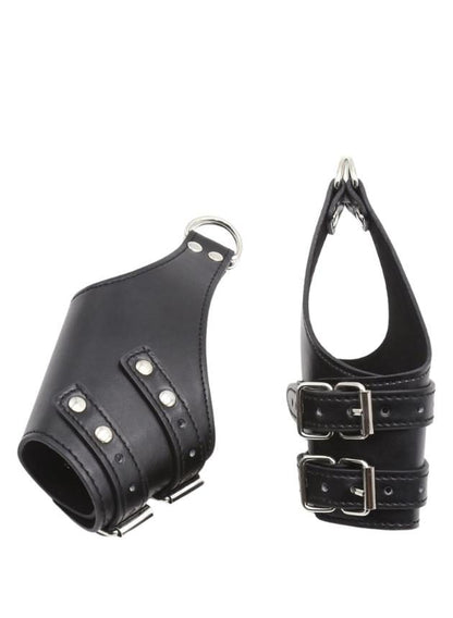 Obei Restrain Hanging Leather Manchettes (black-n-2)