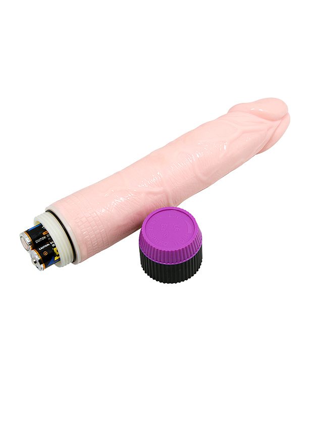 Dilly Realistic Dildo Vibrator 22 5 Cm (flesh-22.5 cm-3)