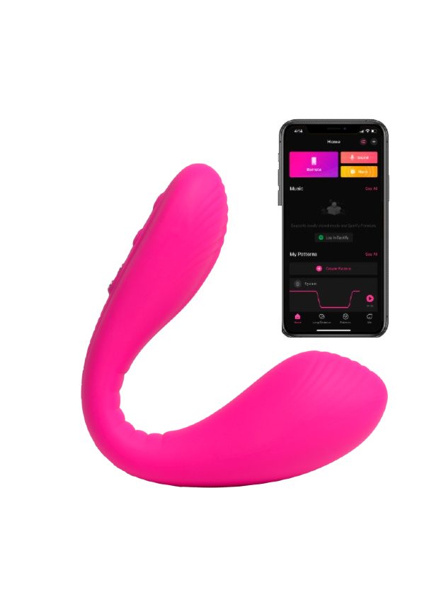 Lovense Dolce App Controlled Dual Vibrator (pink-n-1)