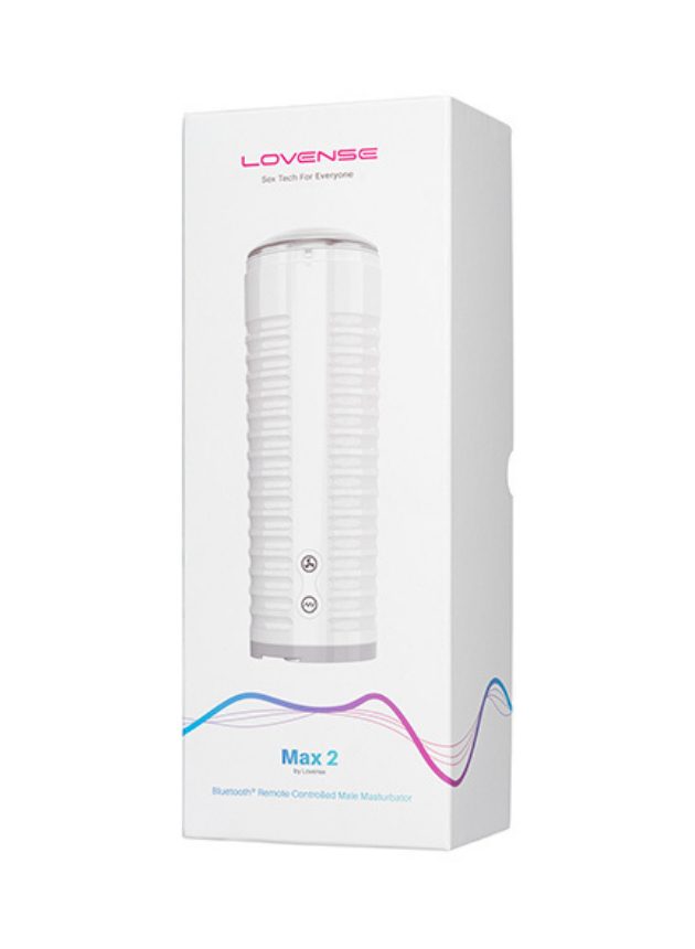 Lovense Max 2 App Controlled Male Masturbator (white-n-4)