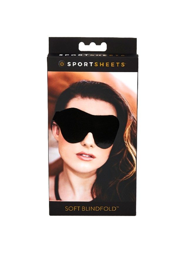 Sportsheets Soft Blindfold Black (black-n-2)