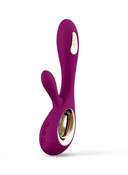 Lelo Soraya Wave Deep Rose G Spot And Clitoral Rabbit Vibrator (deep rose-n-1)